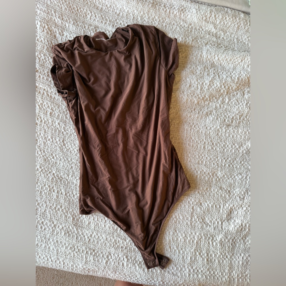 Abercrombie Soft Matte Brown Bodysuit